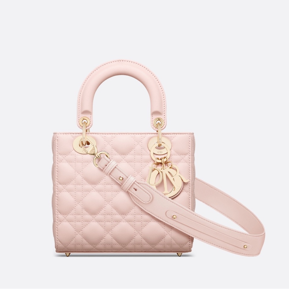 Small Lady Dior My ABC Dior Bag

Pale Pink Cannage Lambskin